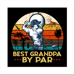 Best Grandpa by Par - Golf Posters and Art